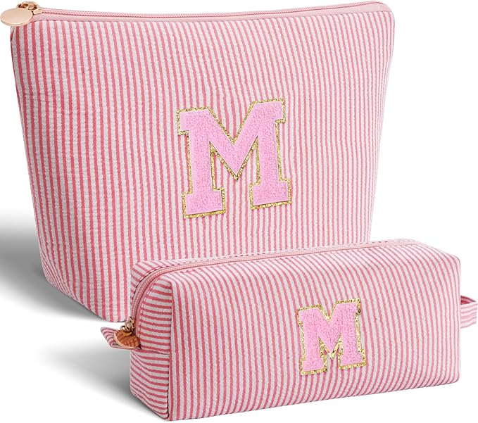 Btffitting Mothers Day Gifts for Mom,Mum Gifts from Daughter,Birthday Gifts for Wife Sister Her,Mother in Law Gift,Mama Gifts Idea,Makeup Bag Set Cosmetic Bag - Peach,M