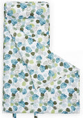 david's kids Toddler Nap Mat Set with Removable Pillow, Ultra Soft Slumber Bags for Boys Girls，Perfect for Preschool, Daycare, Kids Sleeping Bags with Rollup Design, 50"x20", Leaf