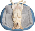 Big Dog Bed for Large Sized Dogs with Soft Plush Cushion, Machine Washable High Backrest Bed, Orthopedic Pet Sofa with Non-Slip Bottom,Year-Round Comfort for Dogs Up to 66 lbs