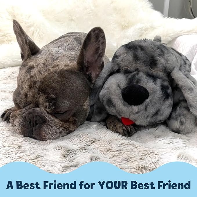 Snuggle Puppy Original Toys - Heartbeat Puppy for Dogs - Pet Anxiety Relief and Calming Aid - Comfort Dog Toys for Behavioral Training