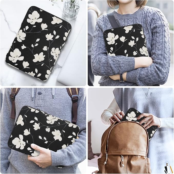MoKo 9-11 Inch Tablet Sleeve Bag Carrying Case Fits New 11inch iPad Air M3, iPad A16 2025, iPad Pro 11 M4, Air 5/4/3, iPad 10/9/8th Gen, Tab S8/S9 11", Magnolia