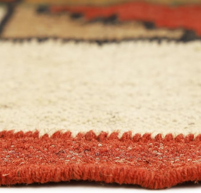 Klim Wool Jute Rug – Handwoven Elegance and Durability (Design 15)