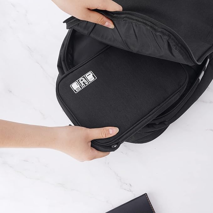 XINGXINRONG Electronic Organizer Travel Universal Cable Organizer Electronics Accessories Bag for Cable, Charger, Phone, USB, SD Card,1Pack