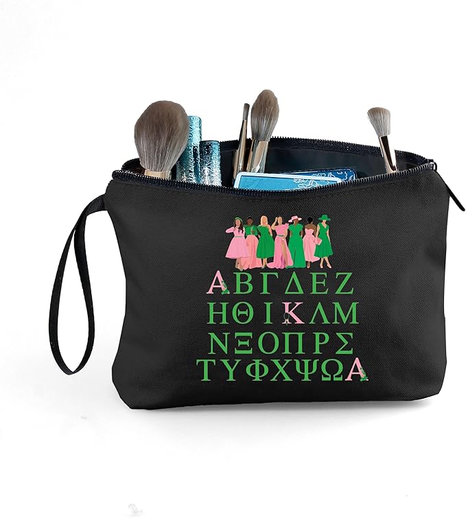 ARIOSEY Big Little Sorority Cool Gifts for Female Friend Gift Ideas for Women Birthday Make Up Bags for Women