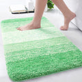 Arotive Microfiber Bathroom Rugs, Shaggy Soft and Absorbent Bath Rug, Non-Slip, Thick Plush Machine Washable Dry Bath Mats for Bathroom, Tub and Shower, 30x20, Green, Rectangular