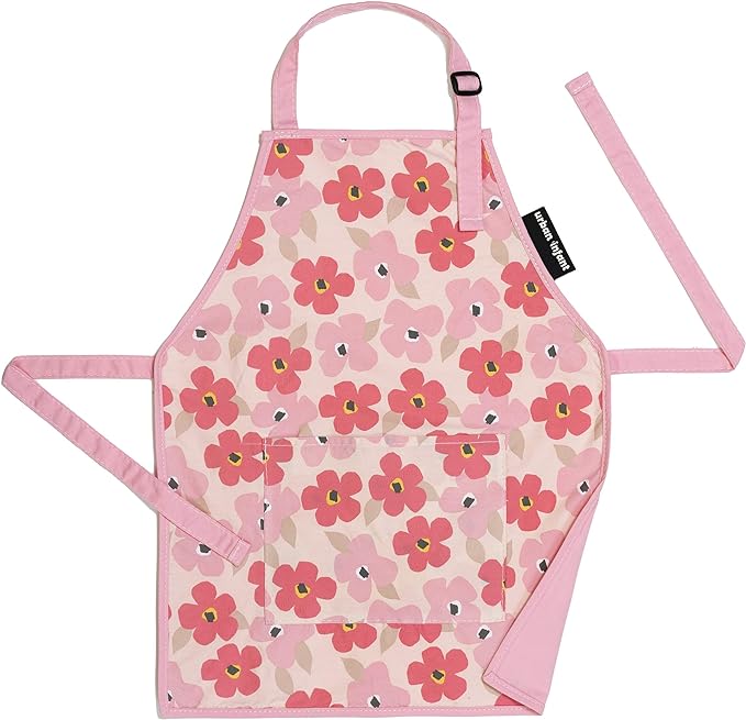 Urban Infant Little Helper Kids Apron - Children's Cooking Art Gardening - Great Gift for Toddler Boys and Girls