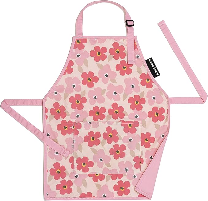 Urban Infant Little Helper Kids Apron - Children's Cooking Art Gardening - Great Gift for Toddler Boys and Girls