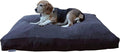 Dogbed4less Memory Foam Dog Bed for Medium Large Dogs with Orthopedic Comfort, Waterproof Liner and Espresso Washable Pet Bed Cover 40X35 Pillow