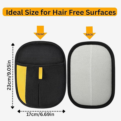 2 Pcs Pet Hair Removal Glove for Dogs & Cats, The Magic Brush Pet Hair Remover, Newly Upgraded Electrostatic Mitt, Washable Hair Remover Tool for Couch & Car Seat