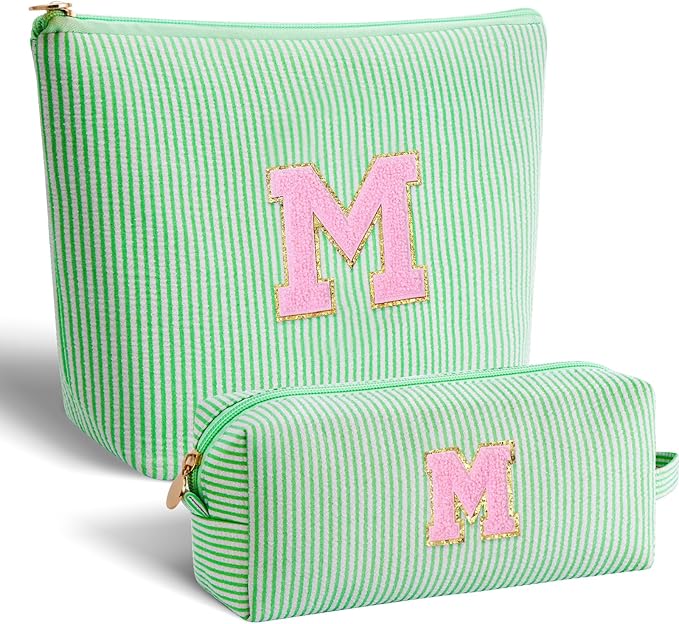 Btffitting Mothers Day Gifts for Mom,Mum Gifts from Daughter,Birthday Gifts for Wife Sister Her,Mother in Law Gift,Mama Gifts Idea,Makeup Bag Set Cosmetic Bag - Green,M