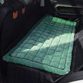 AEEISHOMEREFORM Backseat Pet Bed Mat, Truck Plaid Dog Bed for Car Back Seat, Deluxe Dog Seat Covers, Non-Slip Travel Pet Mat, Fit for Backseat Extenders and Trucks SUVs (Green, 24.8x54 inch)