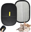2PCS Pet Hair Removal Gloves，Reusable Static Dog & Cat Grooming Gloves, Upgraded Thickened Anti-Slip Grip for Clothes, Sofa, Car Seat, Couch, Carpet & Furniture