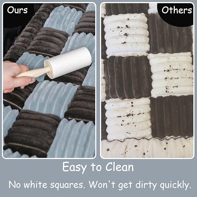 Dog Bed Mat for Trucks, Non-Slip Car Dog Bed for Pickup Back Seat Extenders, Soft Furry Travel Pet Blanket, Washable and Custom Fit for Truck Backseat Extenders and Hammock Seat Covers (58"×29" Gray)