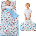 Lasoftan Toddler Nap Mat with Pillow and Blanket, Extra Large Rolled Napping Mats,Slumber Bags for Boys Girls,Kids Sleeping Bag for Daycare, Preschool Travel Camping