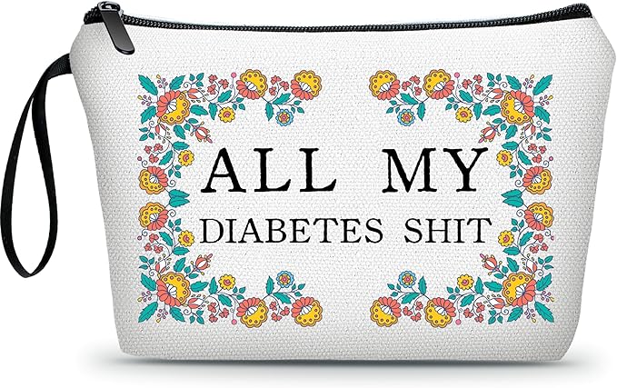 ARIOSEY Diabetic Gifts,Diabetes Travel Case,Medicine Pouch,Small Cosmetic Bag,Diabetic Bags,Medicine Bags for Pills,Makeup Bag Travel,Diabetes Accessories,Pill Pouches,Christmas Gift