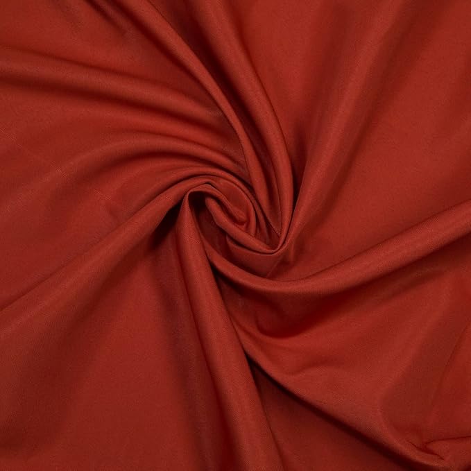 Gee Di Moda Rectangle Tablecloth - 60 x 84 Inch Burnt Orange Table Cloth for 5 Foot Rectangle Tables - Heavy Duty Washable Fabric - for Holiday Party, Dinner, Weddings, Baby Shower & Events