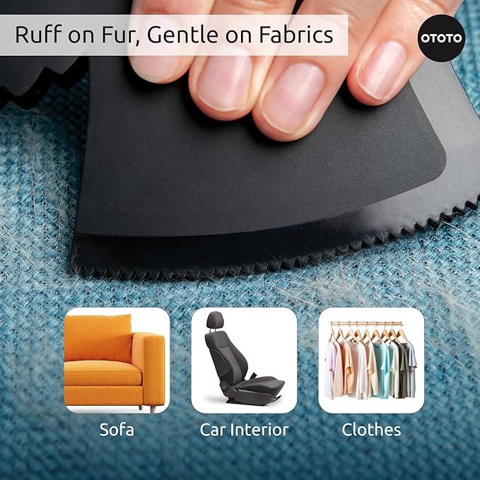 OTOTO NEW Scruffy Pet Hair Remover - Gifts for Dog Lovers, Dog Accessories, Pet Hair Removal Tool
