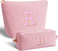 Btffitting Personalized Anniversary Wife's Birthday Gifts,Mothers Day Gifts for Women,Wife Gifts from Husband,Cool Birthday Gifts for Wife,Makeup Bag Set Cosmetic Bag for Teen Girls - Peach,R