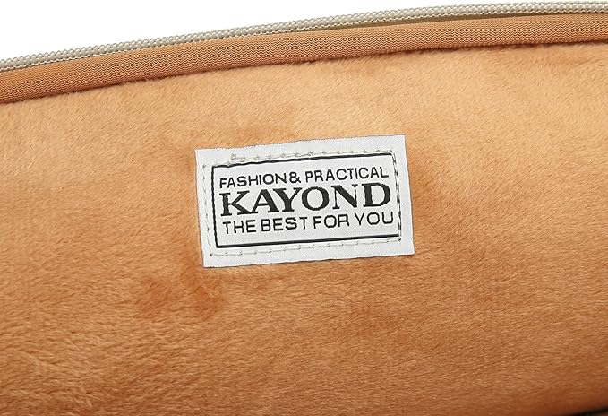 kayond Water-Resistant Canvas 15.6 Inch Laptop Sleeve-Black C Rose
