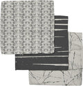 GEOMETRY Kitchen Dish Cloths - Quick Dry Dishcloths for Kitchen - Premium Dish Rags with Geoweave - 3-Pack Set Night Reeds