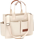 ZHMO Canvas Tote Bag for Women,Women's Bags Crossbody Bags Work Laptop Tote Bag Large Handbags Purse for Travel Nurse Teacher