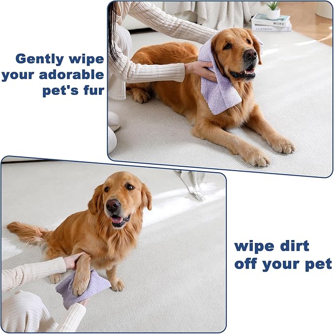Tigona 80 Pack Microfiber Cleaning Cloth Roll Reusable Paper Towels 12"x12" Tear Away Cloth,Absorbent Dish Rags for House Kitchen,Wash Cloths,Lint Free Rags for Window Cars Cleaning Supplies