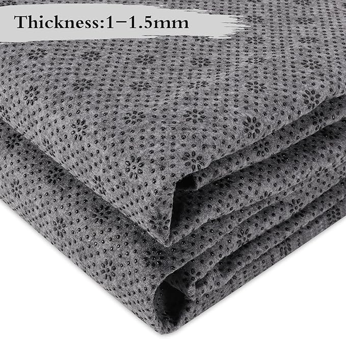 Pllieay 72x158 Inch Non Slip Final Backing Cloth, Vinyl Primary Tufting Cloth Backing Fabric, Non Slip Pad with Plum Blossom Pattern for Carpets Rug Tufting Gun Cushion Punch Needle