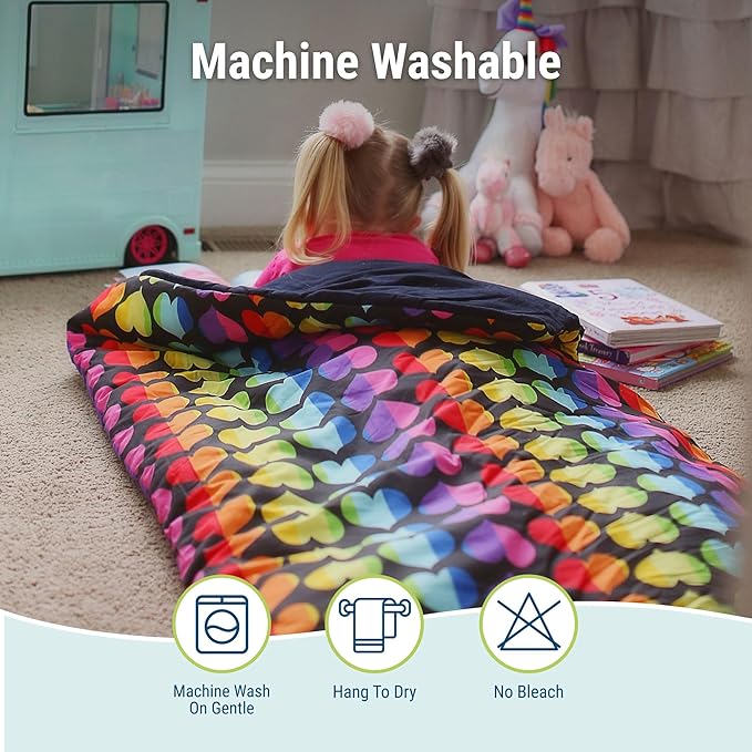 Wildkin Kids Sleeping Bag – Roll-Up Design with Storage Bag for School, Travel & Camping - Birdie