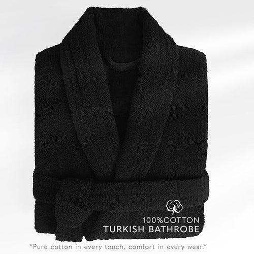 American Soft Linen Women’s 100% Cotton Terry Bathrobe – Soft, Absorbent, Quick Dry Turkish Robes for Women Quality Housecoat