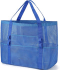 GYEUKHAM Mesh Beach Bag - Large Beach Tote Bag with Multiple Pockets for Family Beach Bag for Toys & Vacation Essentials