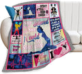 Cheerleader Blanket Cheerleading Throw Blanket Soft Fleece Flannel Cheer Gifts for Women Girls Lovers Adults Stuff Plush for Couch Sofa Bed Room Decor 60"X80"