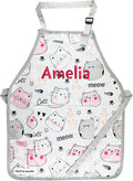hatch & wander Kids Apron | Fun Kids Aprons for Cooking or Gardening | 4 Fun Designs & 2 Sizes | Kids Painting Apron