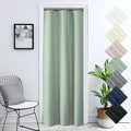 Aiyufeng Moga Sage Green Fabric Shower Curtain - Soft & Lightweight Small Shower Curtain with Texture for Narrow Stall Size, Machine Washable, 36" Wx72 L, Green