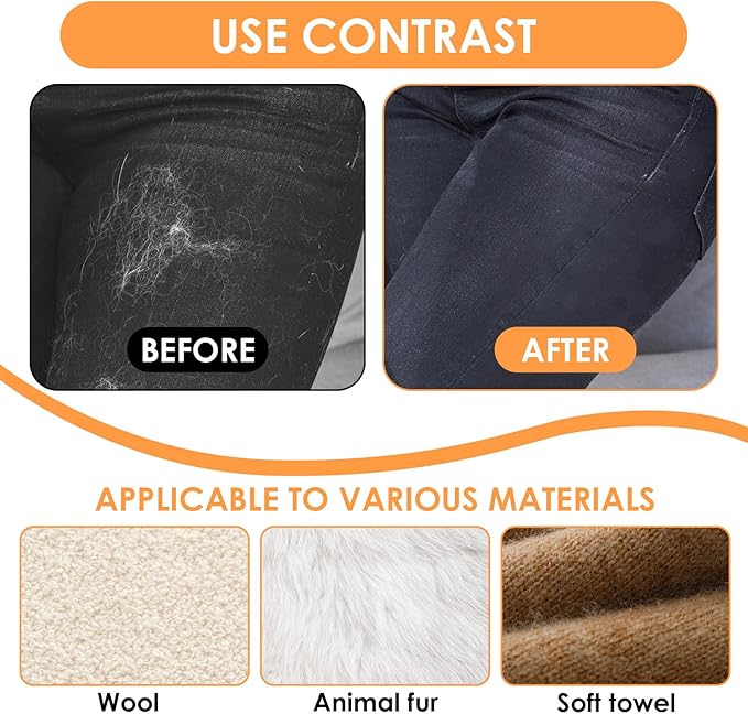 Ryetvok Pet Hair Removal Glove Double-Sided Electrostatic, Pet Hair Removal Glove for Cats& Dogs, Pet Hair Remover Tool for Couch, Carpet, Clothing and Bedding