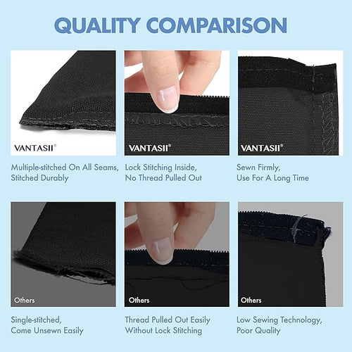 15 Pack Blank Cotton Canvas DIY Craft Zipper Bags Pouches Pencil Case for Makeup Cosmetic Toiletry Stationary Storage