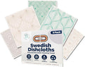 DECEE Reusable Paper Towels 5-Pack (Vintage Lux), Quick Drying, No Odor, Washable Kitchen Cloth, Sustainable Dish Sponge, Eco Friendly Gift.