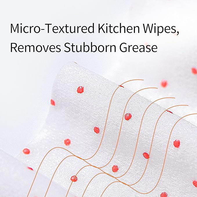 Botare Dish Wipes, Disposable Pre-Soaped Heavy-Duty 3D Textured Kitchen Wet Cloths, Extra Large, All-in-One Dishwashing & Cleaning for Home & Camping, Handy Travel Essentials, 32 Count Each (6-Pack)
