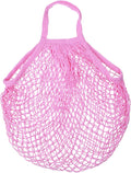 MECCANIXITY Cotton Mesh Bag Reusable Washable Mesh Net String Grocery Bags Organizer for Fruits Vegetables Shopping
