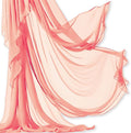 Barcelonetta | Chiffon Fabric | Decoration, Drapery Fabric | Wedding, Gender Reveal, Baby Shower, Birthday | for Arbor, Arch, Canopy, Table and Chair Decoration (Blush, 5 Yards)