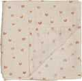 Huxie Swaddle - 100% Organic Cotton - Muslin Swaddle Blankets for Newborn, 47" x 47" (Rainbows)