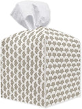 Minimalism Square Tissue Box Holder Cover, Decorative Tissue Cube Box Organizer for Bathroom, Living Room, Office, Countertop, Car, Night Stands, Modern Home Desk Tabletop Decor - A10