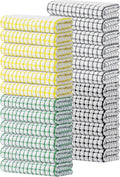 Kitinjoy Cotton 24 Pack Terry Kitchen Towels, 16 x 25 Inches Super Soft and Absorbent Dish Towels, Quick Drying Hand Towels for Kitchen Drying, Multi-Colored
