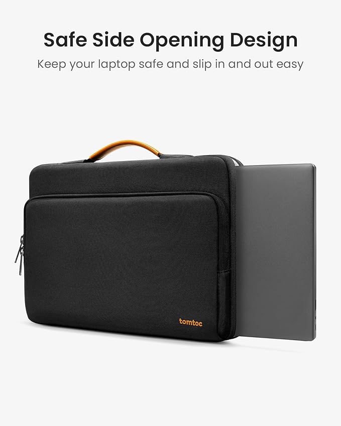 tomtoc 360 Protective Laptop Carrying Bag for The New Razer Blade Pro 17, HP Envy Laptop 17 Inch, Dell Inspiron 17 3000, ASUS ROG Zephyrus S 17.3 Inch, Notebook Bag with Accessory Pocket