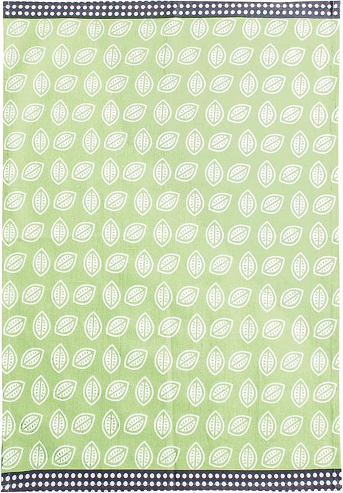 ACCENTHOME Cotton Kitchen Towels Set of 4 - Absorbent Tea Towels With Lemon Slice Print 2+2 Each Design - Multi-Purpose Linen for Drying and Hand Use 20x28