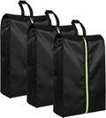 Eopres Shoe Bags for Travel - Set of 3 Pack Large Capacity Oxford Fabric Shoe Bags, Multi-Functional Dust-Proof and Waterproof Men & Women Travel Shoe Bag(Black)