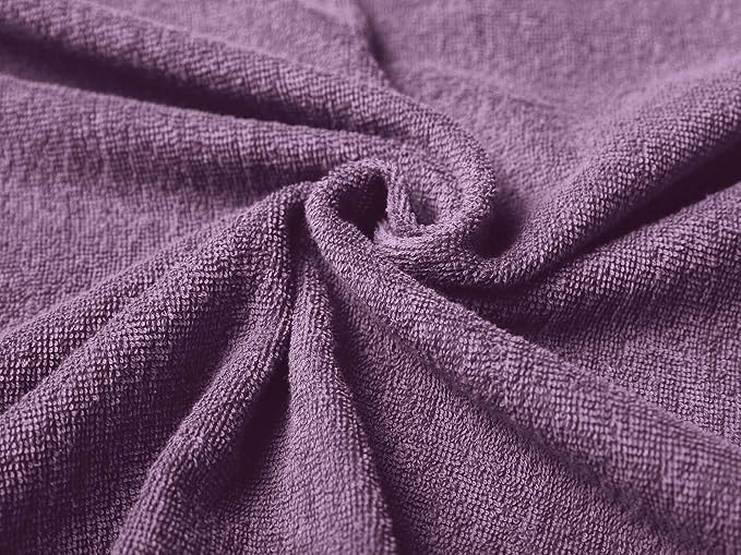 SIORO Women Terry Cloth Bath Robes with Pockets, Soft Long Cotton plush Kimono Wrap Bathrobe, Spa, Fuzzy Female nightgrown
