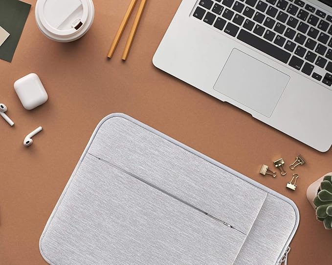 Lacdo Laptop Sleeve Case for 16 inch New MacBook Pro M4/M3/M2/M1 Pro/Max A3403 A3186 A2991 A2780 A2485 A2141 2024-2019 | 15 inch Microsoft Surface Laptop 7th Copilot+PC, 6 5 4 3 Computer Bag, Gray