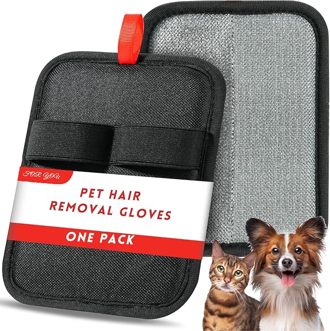 Pet Hair Removal Gloves,electrostatic Combing Gloves Tools,Suitable for Cats and Dogs, for Removing Hair from Furniture, Pets, car Seats, Clothes and Sofas