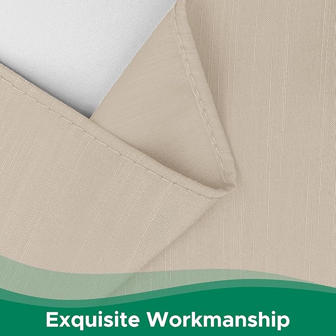 Biscaynebay Wrap Around Bed Skirts for Twin & Twin XL Beds 15" Drop, Light Camel Elastic Dust Ruffles with Adjustable Belts Silky Luxrious Fabric Machine Washable