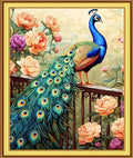 Foxnyart Stamped Cross Stitch Kits Full Range of Embroidery Needlework Starter Kits for Beginners Adults 11CT Embroidery Patterns Art Crafts DIY Needlepoint Kit- (DIYcolor09)